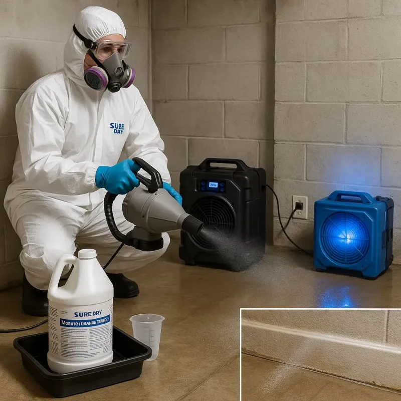 Sanitization and Odor Removal process in Palos Heights, IL