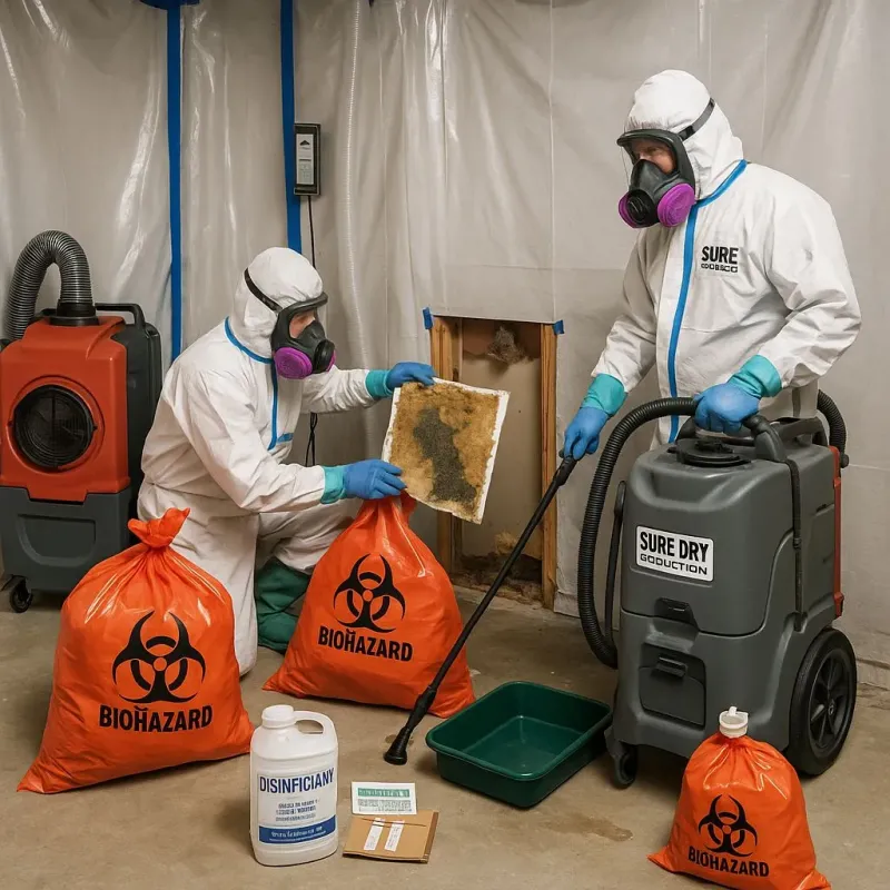Contaminated Water Handling Protocols process in Palos Heights, IL